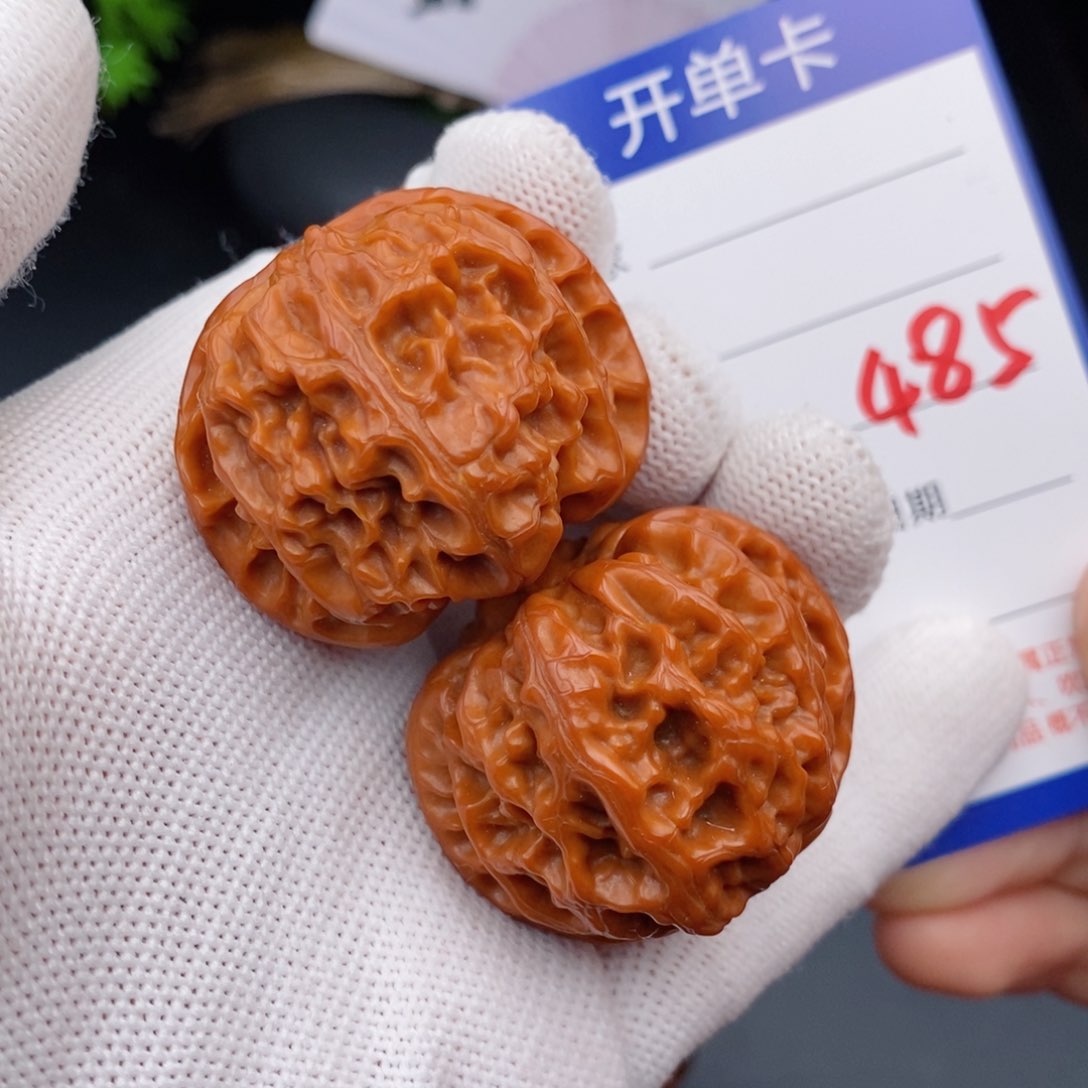 文玩核桃把件38苹果元485