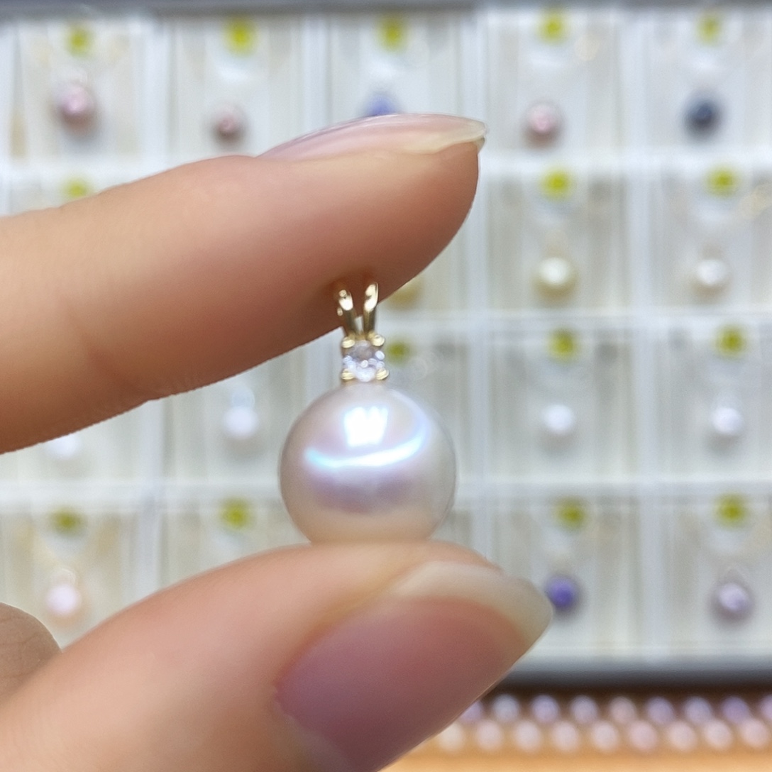 淡水珍珠合金吊坠(赠链)