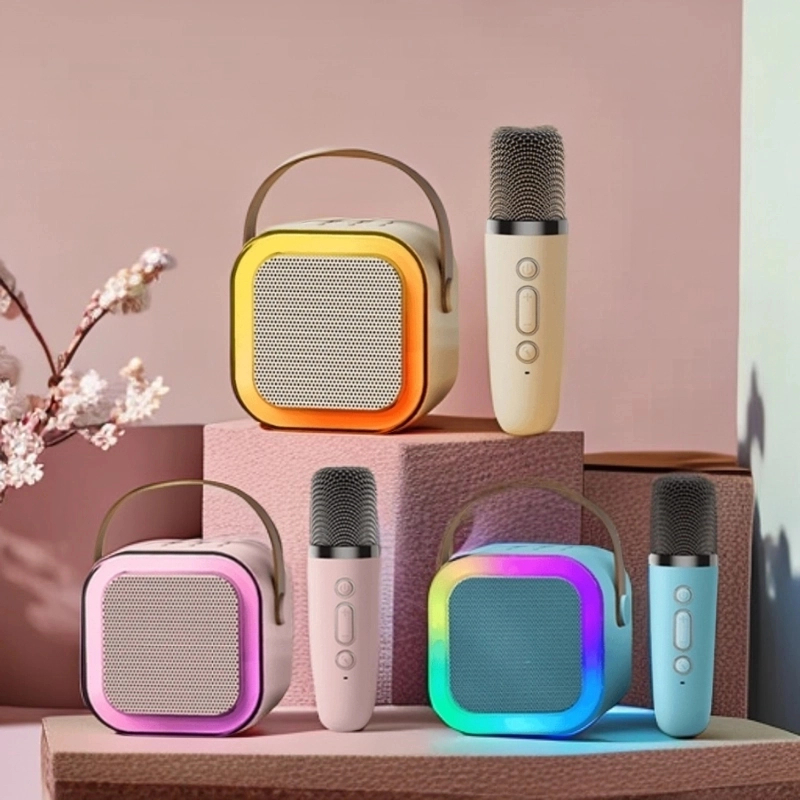 广场舞抖音最火蓝牙音箱麦克风全民k歌家庭音箱松弛感一体话筒