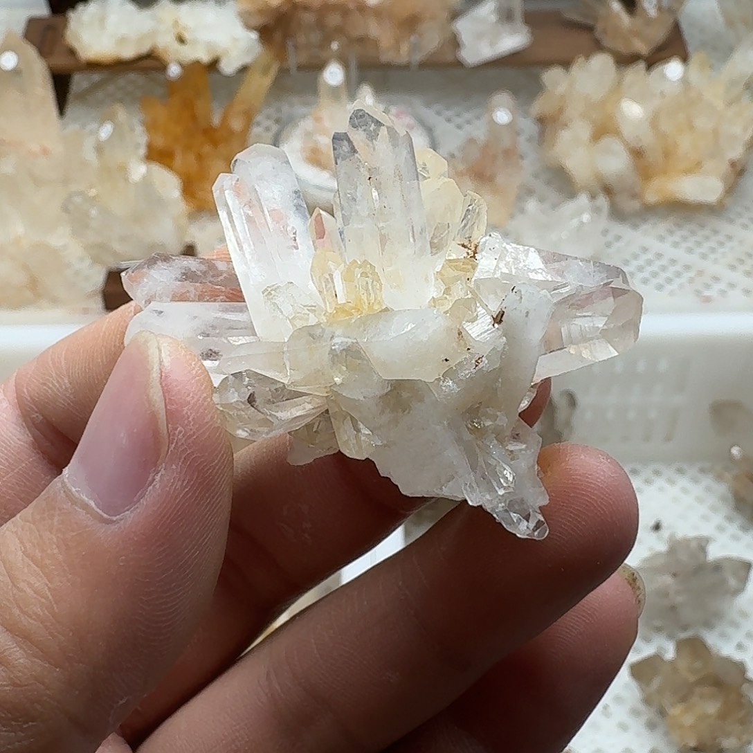 银S925镶嵌珠宝半成品水晶4