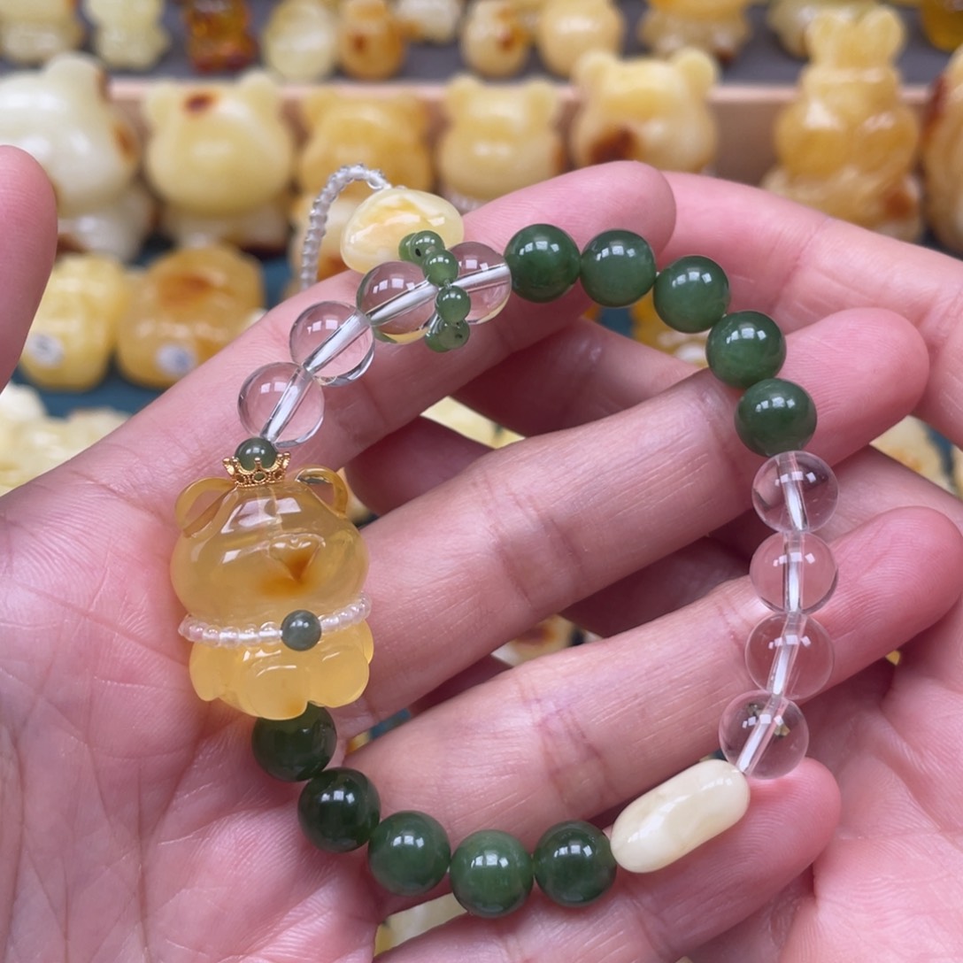 未镶嵌琥珀裸石蜜蜡