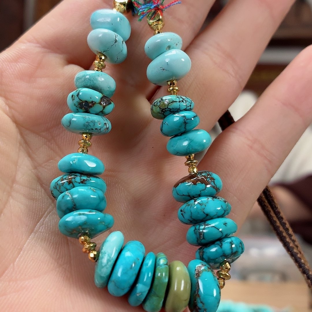 未镶嵌绿松石珠宝奇石