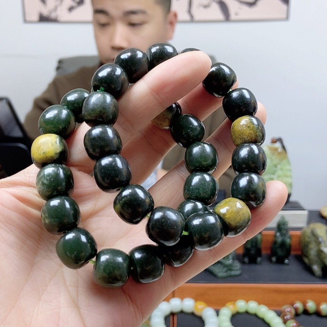 手链未镶嵌和田玉多样性随机发一