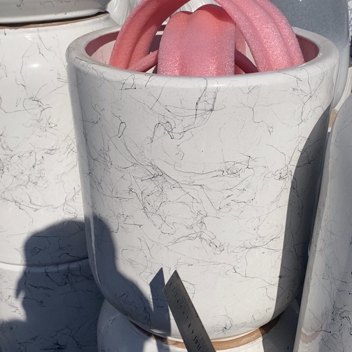 低腰白圆柱飞丝特大号口口38/43