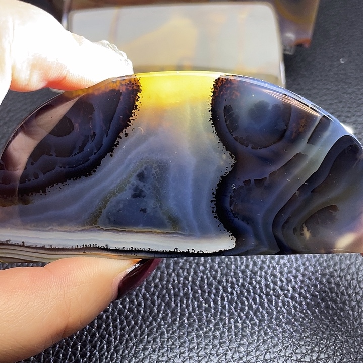 穿***空玛瑙/玉髓未镶嵌颈饰