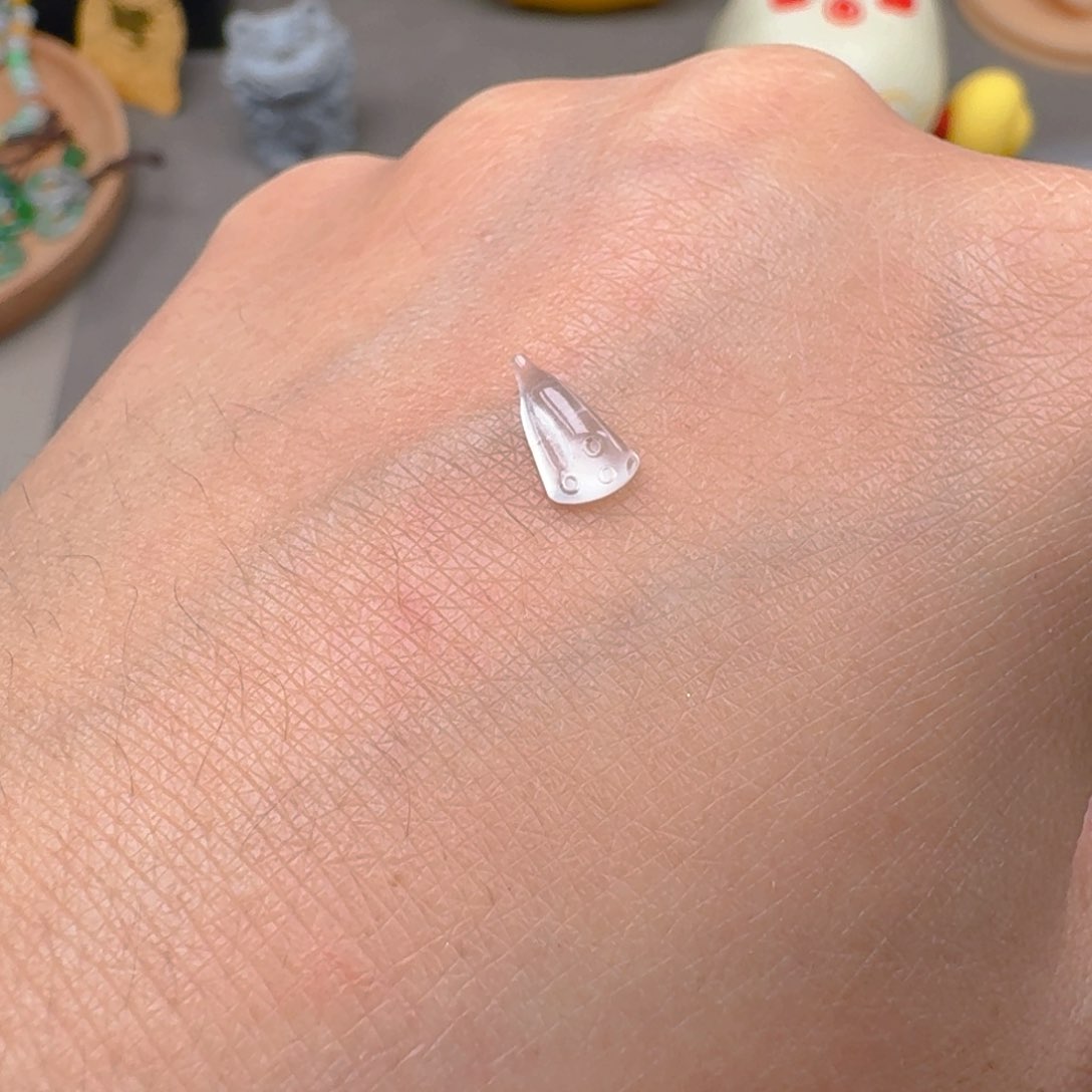 翡翠颈饰未镶嵌缅甸A货翡翠