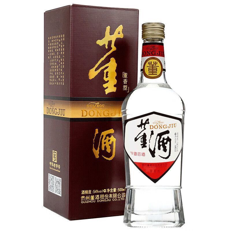 董酒董酒白标54度500ml*1瓶董香型纯粮食自饮宴请送礼54度