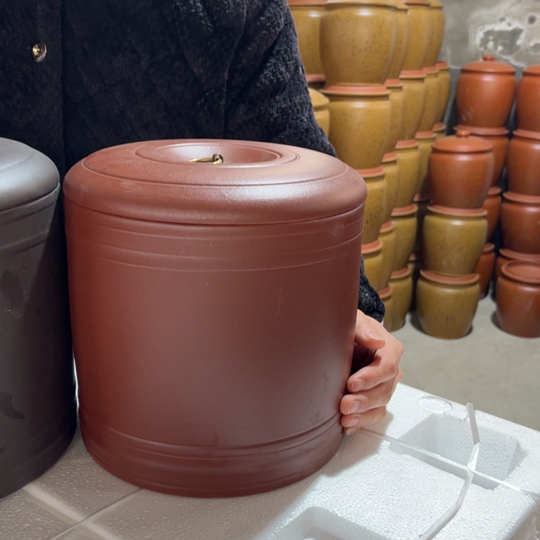 紫砂茶叶罐8 饼茶叶罐
