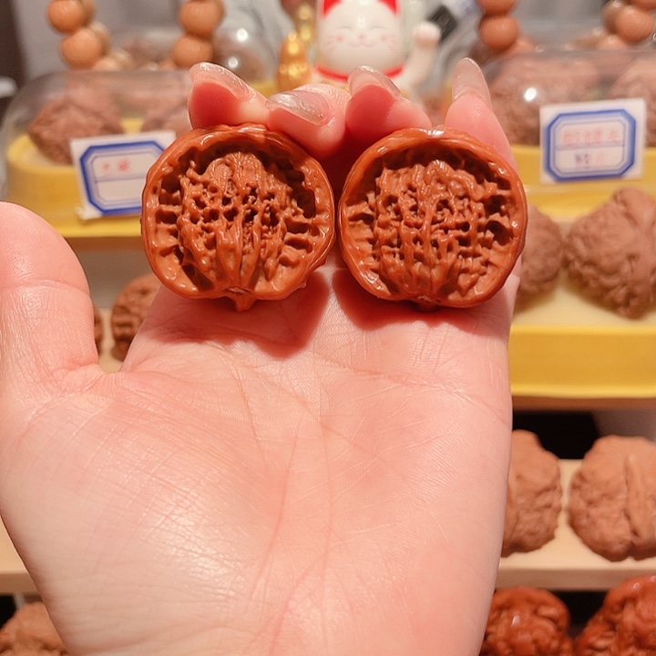 文玩核桃把件蛇头