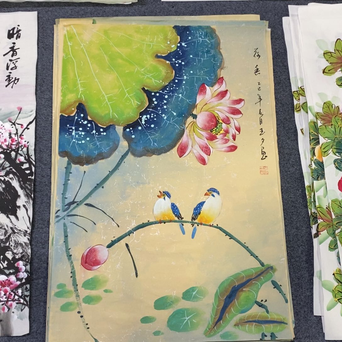 国画尺寸四开三68✖️46画画画画