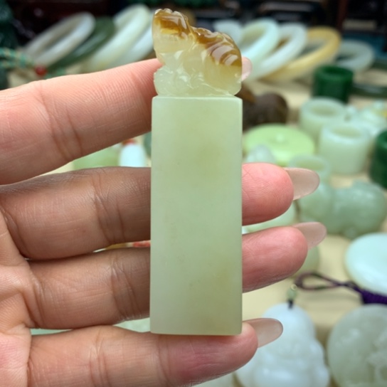 和田玉把件未镶嵌