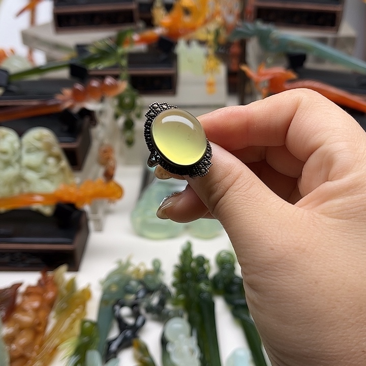 蛇纹石玉岫玉发簪未镶嵌