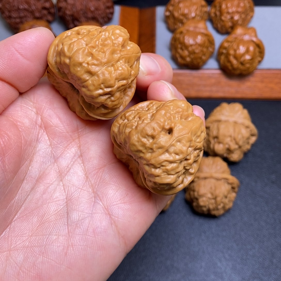 文玩核桃把件37蛤蟆头