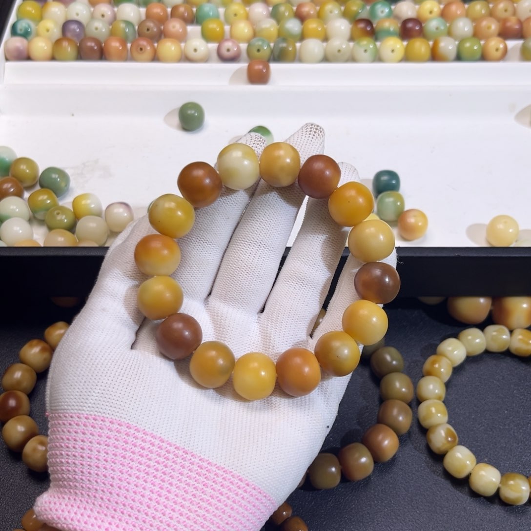 菩提根/象牙果吊坠中瑕花皮苹果卡16