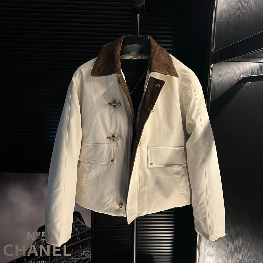 dan-冬季轻奢男士保暖棉服简约时尚外套