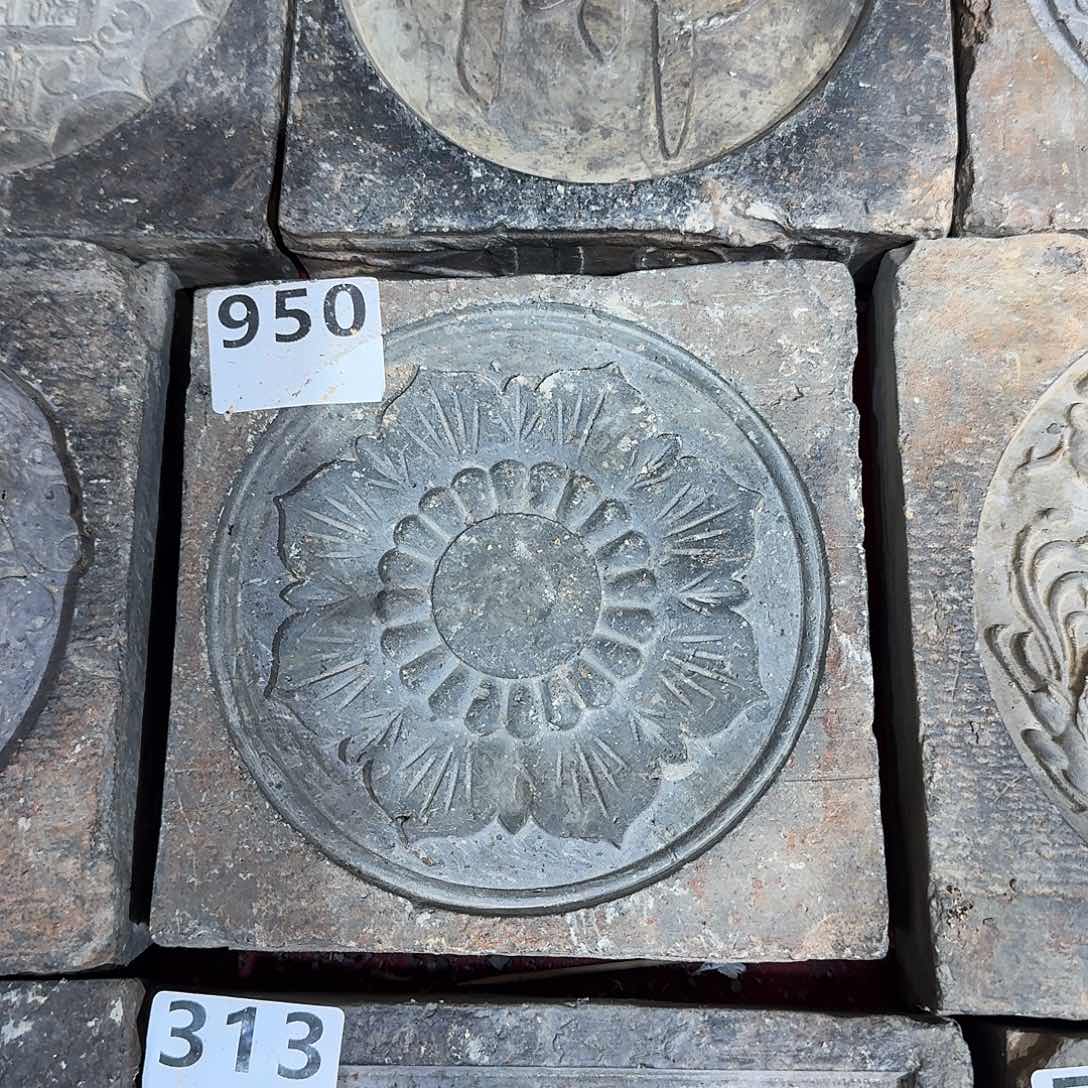 老砖后刻干泡茶台