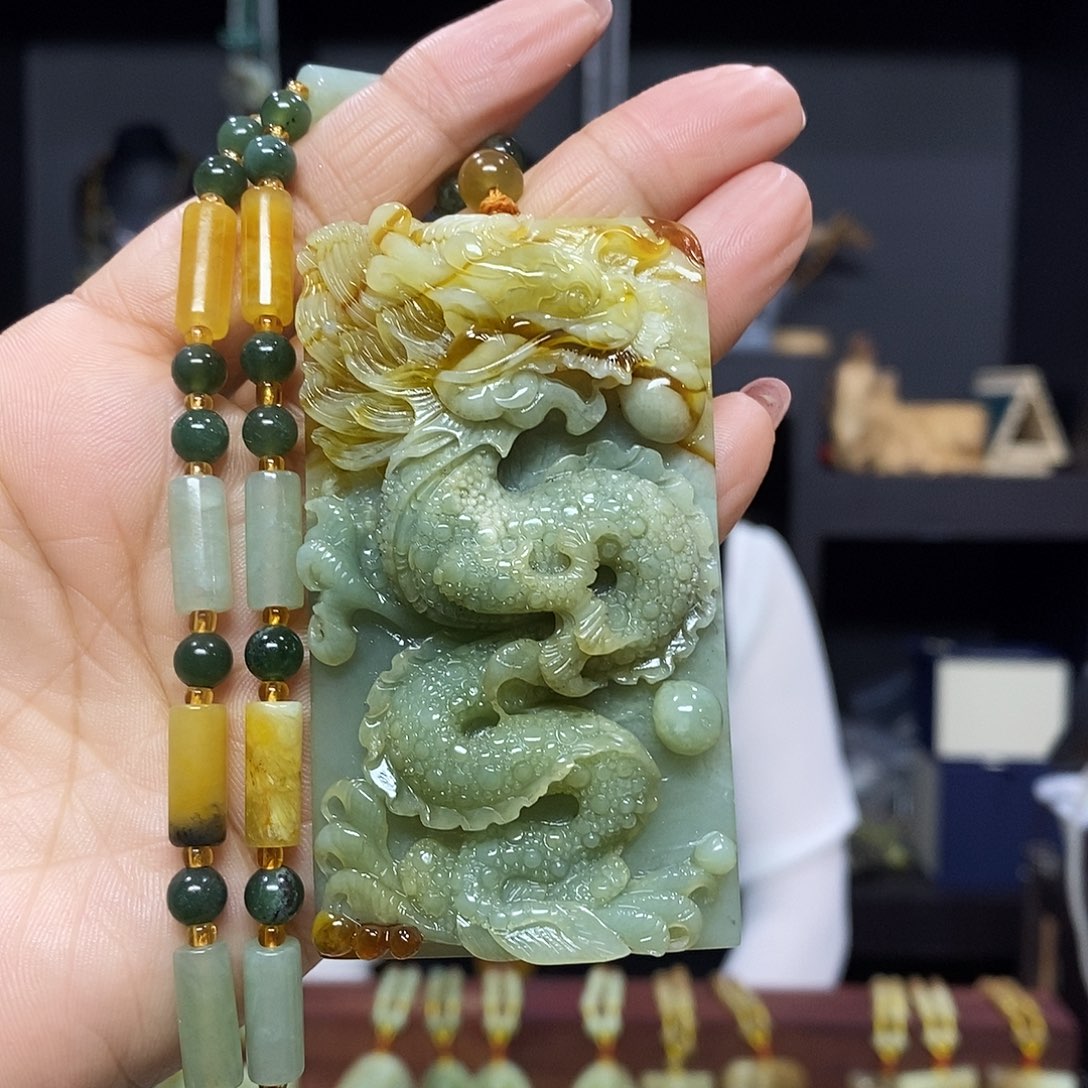 岫玉挂件吊坠未镶嵌