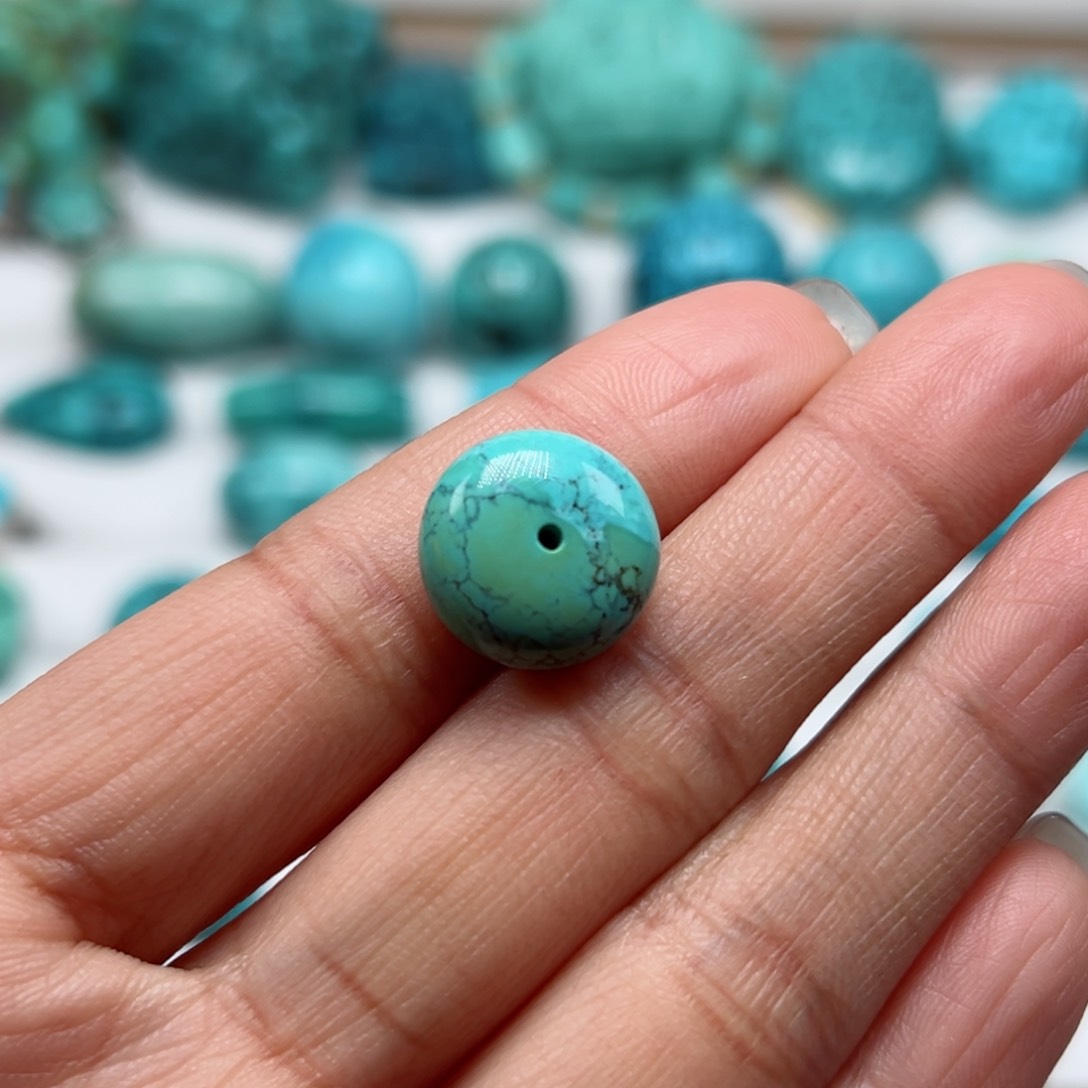 绿松石珠宝奇石未镶嵌