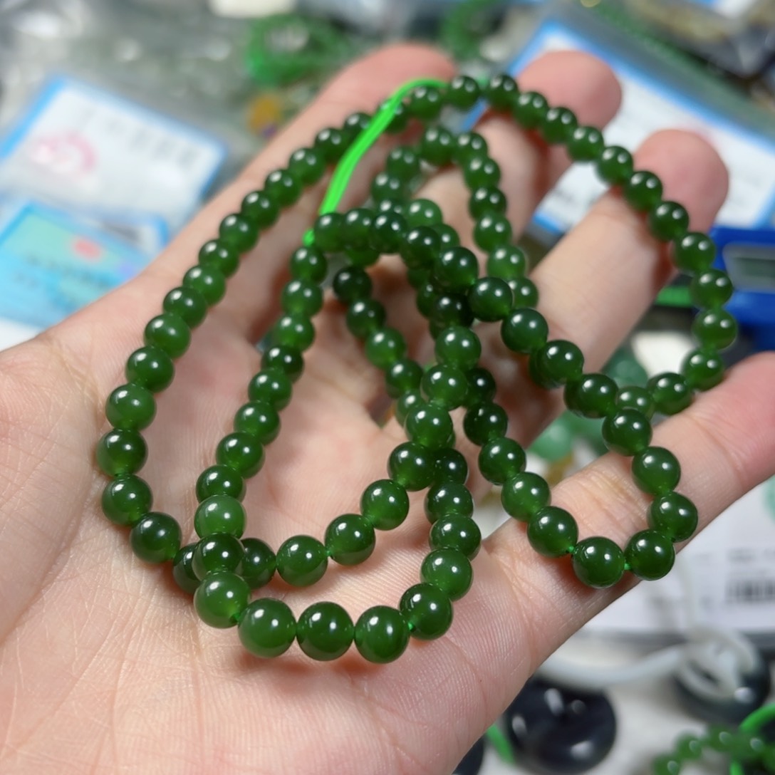和田玉手链拍一发一多样性未镶嵌