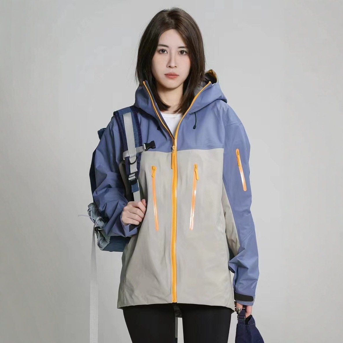 蛇年限定台州冲锋衣SV7男女情侣溢胶工艺防水登山服21