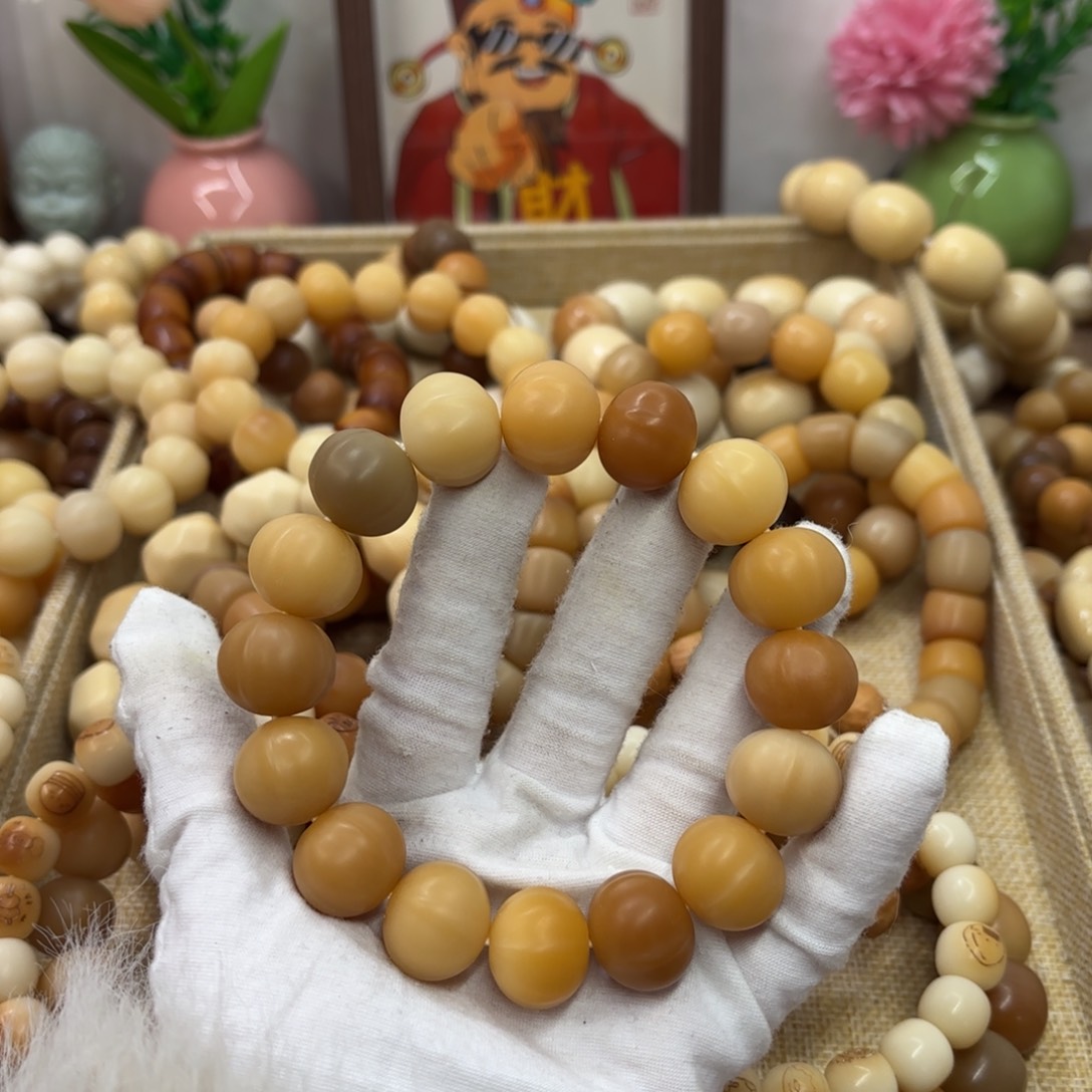 小***糊菩提根/象牙果吊坠18干磨落地果鲨鱼背默认瑕003