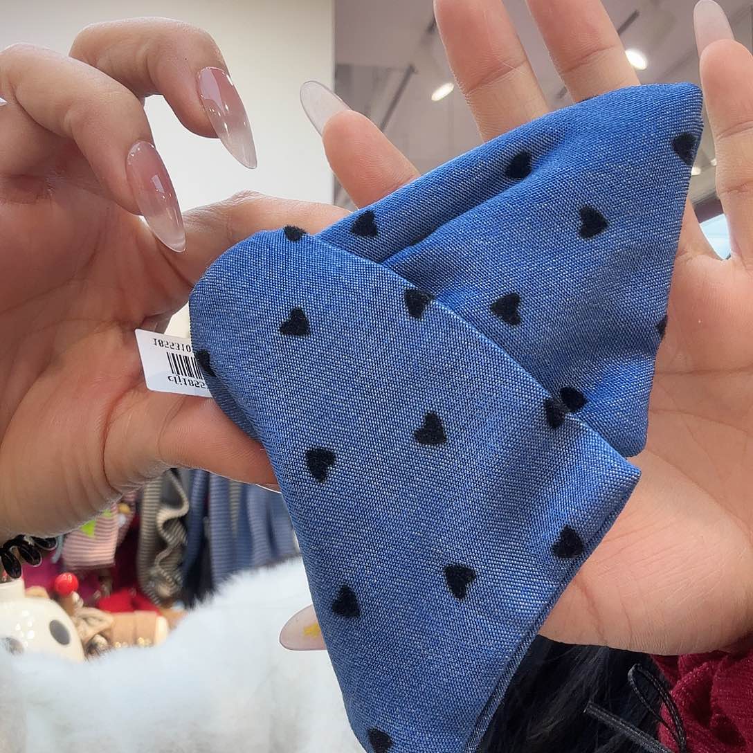 非金属布艺爱心三角抓