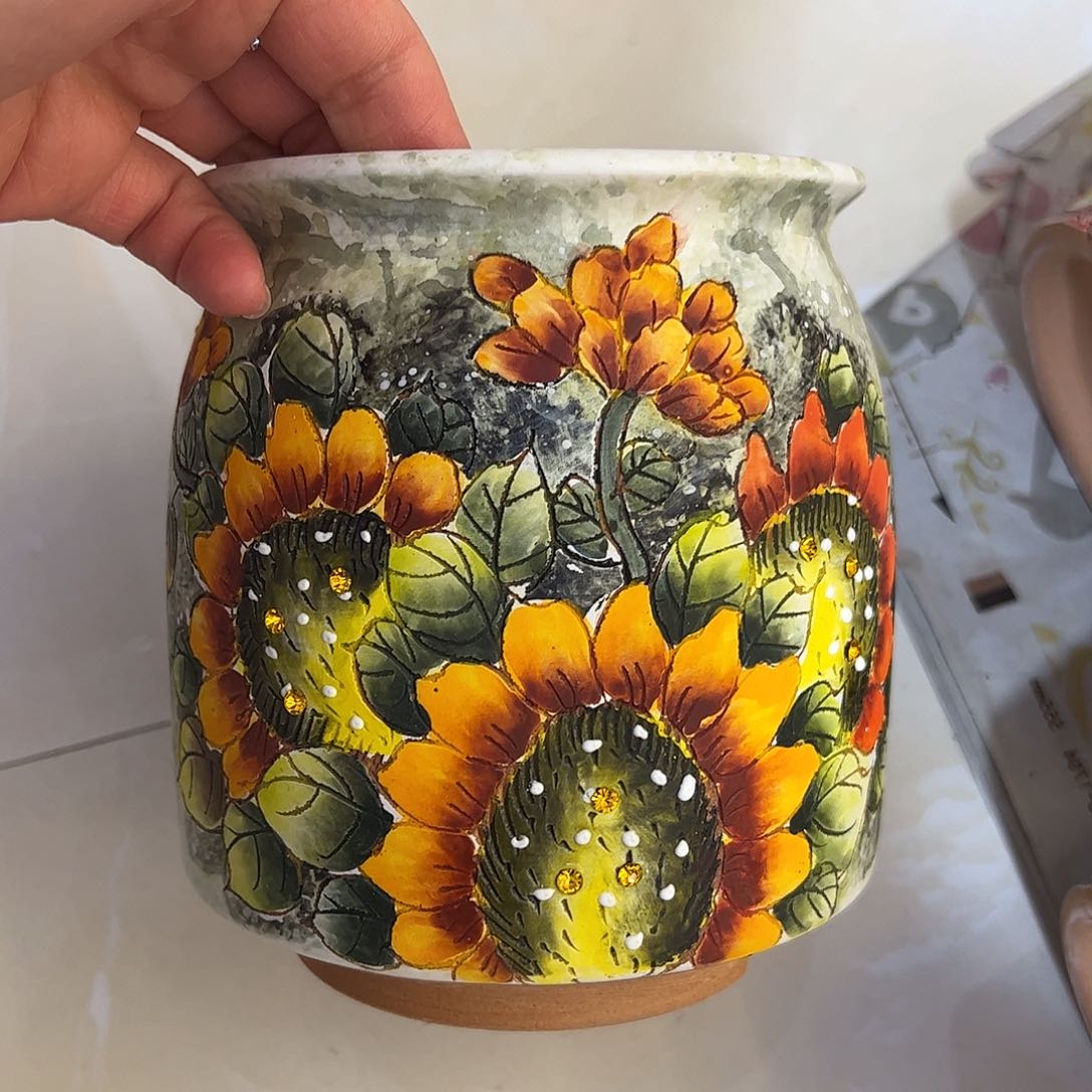 景德镇陶瓷花盆景德镇陶瓷花盆