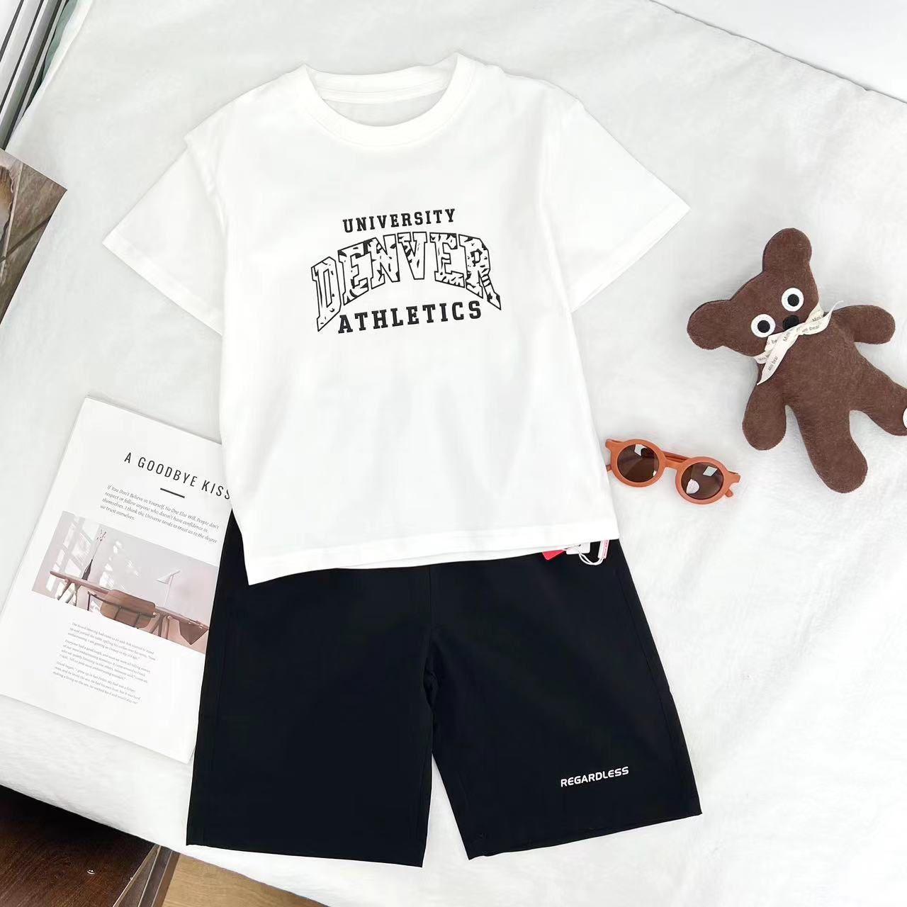 儿童2025夏季新款超好休闲短袖套装B1991