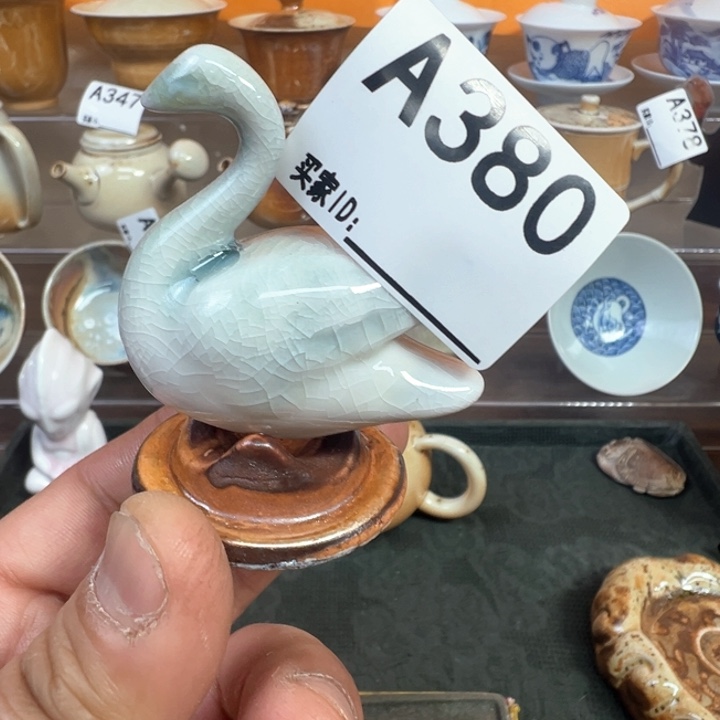 摆件380景德镇手工柴烧茶宠