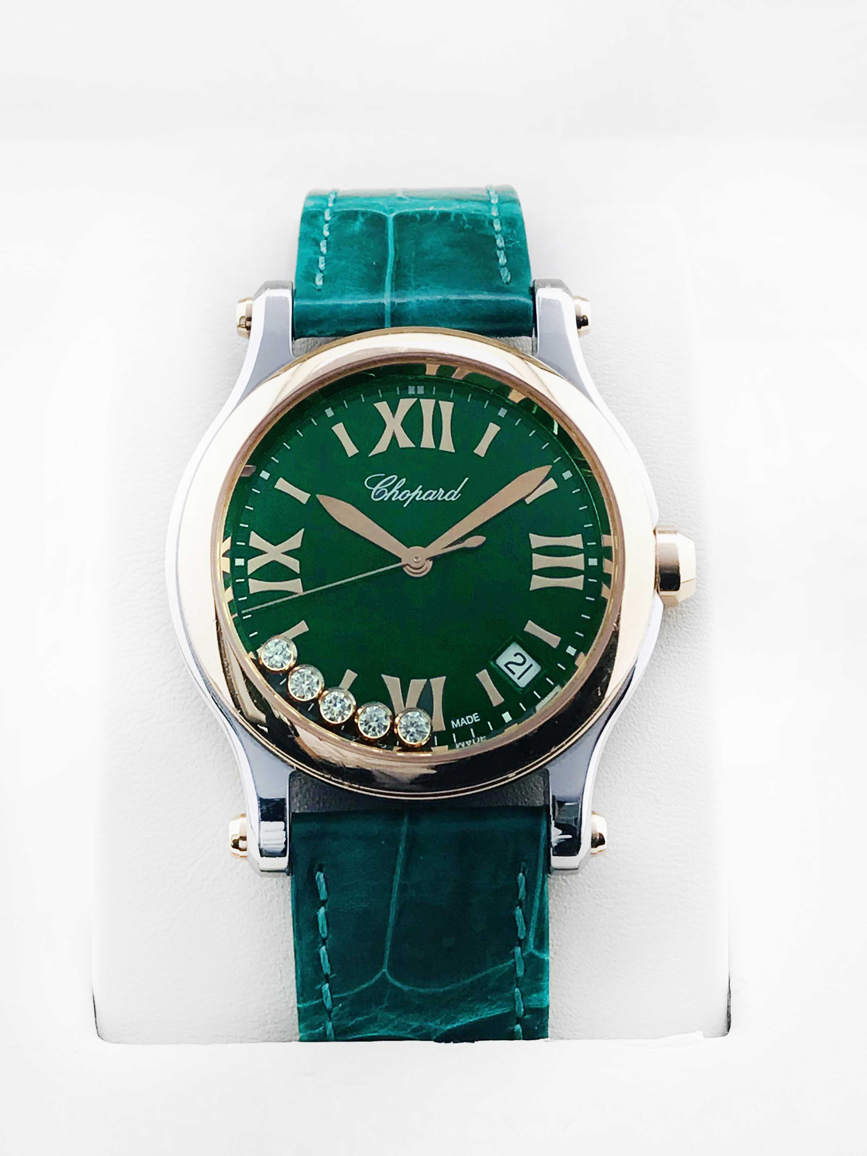 99新 Chopard/萧邦 云时臻品/HAPPY SPORT系列/全套/石英女款36mm