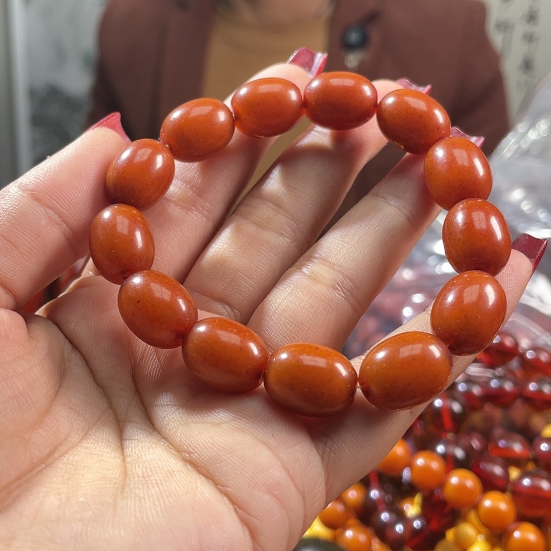 琥珀手链未镶嵌琥珀蜜蜡08