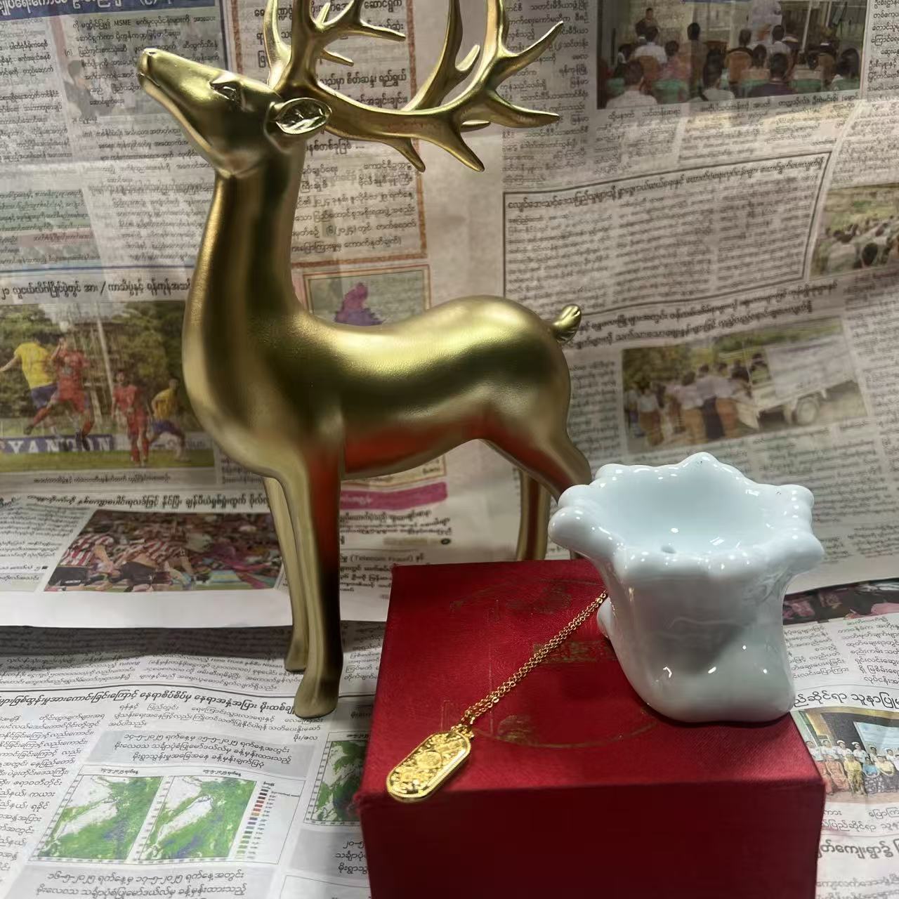 JJ-A64精致手工经典轻奢中古家居饰品创意摆件