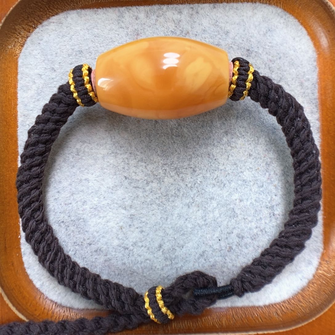 蜜蜡手绳未镶嵌蜜蜡