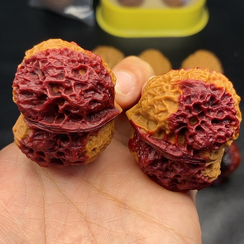 【闪购商品】把件文玩核桃42尺火麒麟金蟾