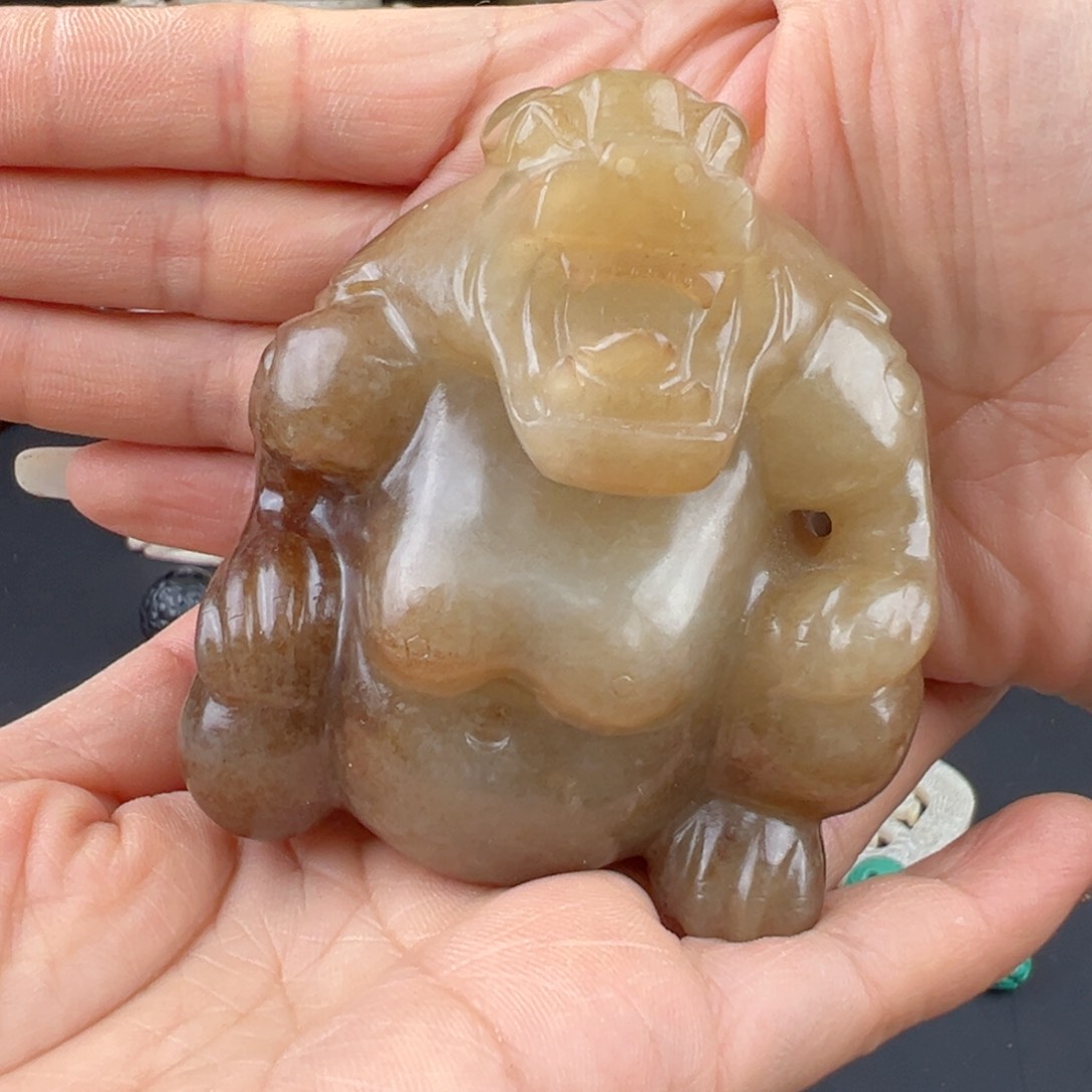 和田玉挂件未镶嵌妙**演