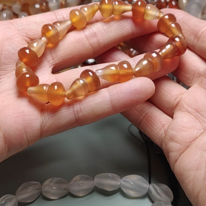 海***藻玛瑙/玉髓未镶嵌戒指