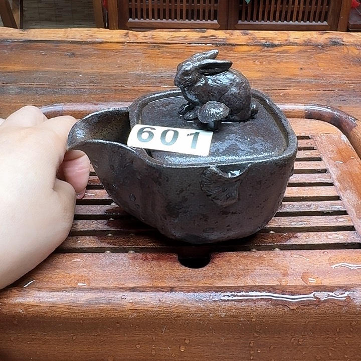 纯手工制作粗陶茶具