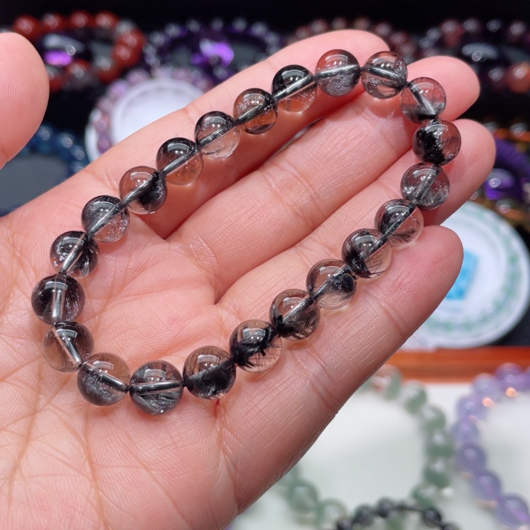 水晶手链未镶嵌发晶手链