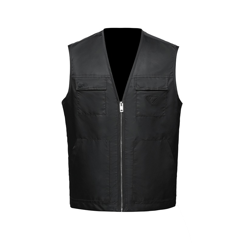 ETYJ 高端欧货2025春夏V领休闲马甲坎肩男外套 2501