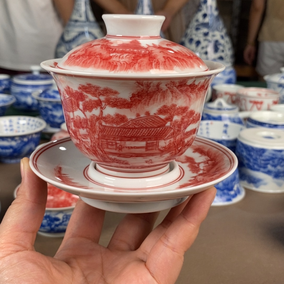 景德镇陶瓷手工手绘