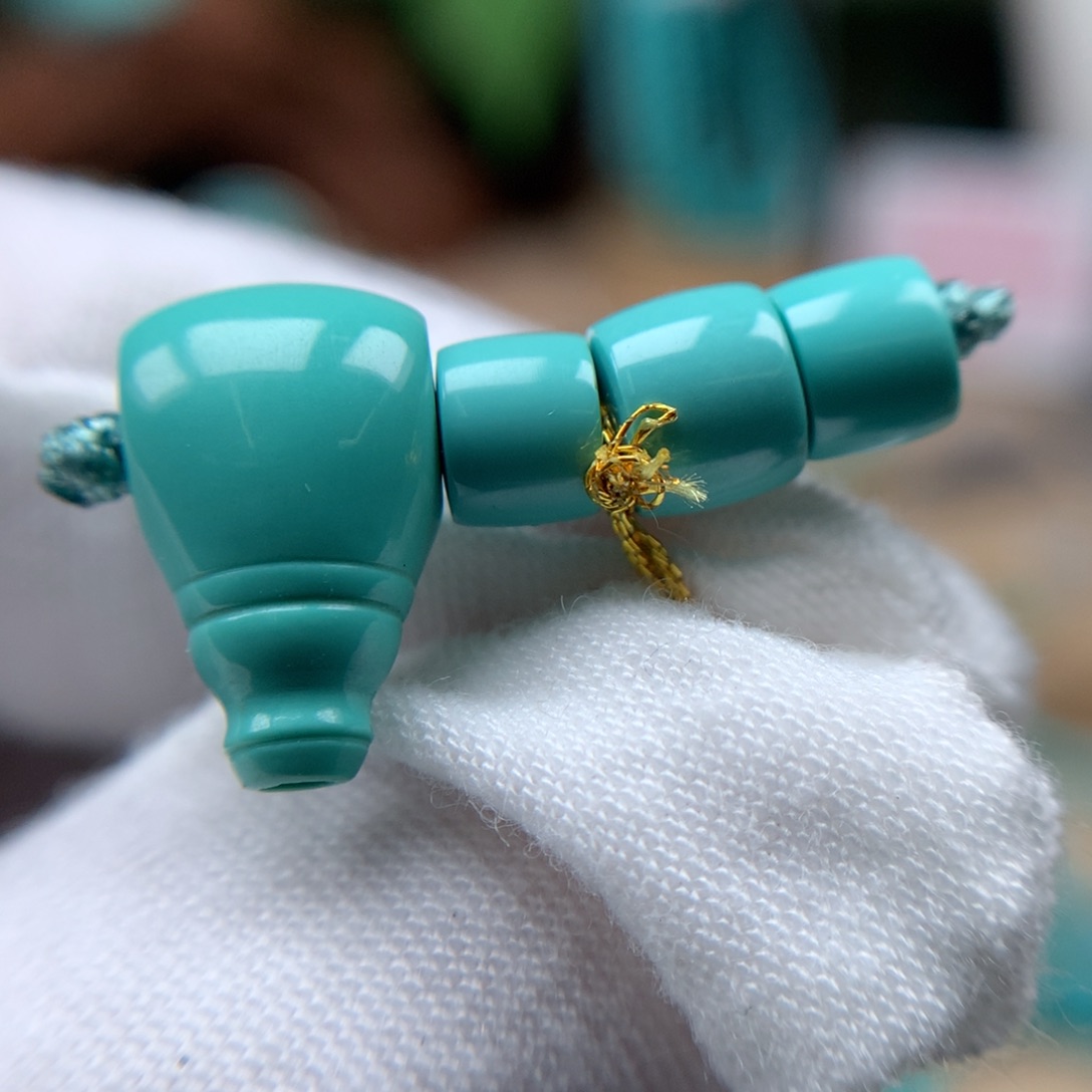 绿松石全品直切套装5.6未镶嵌