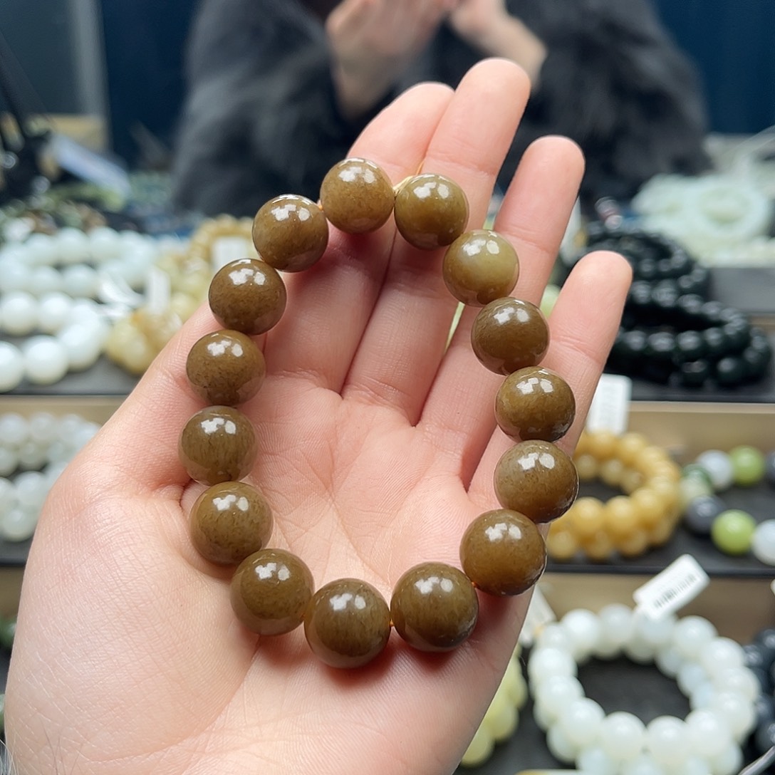 和田玉手链未镶嵌