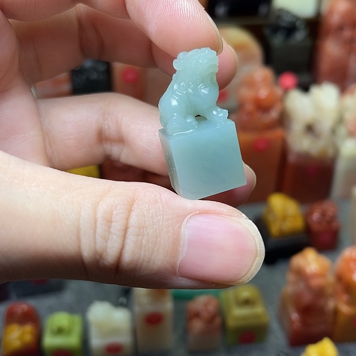 菜***芽云南石天青石印章