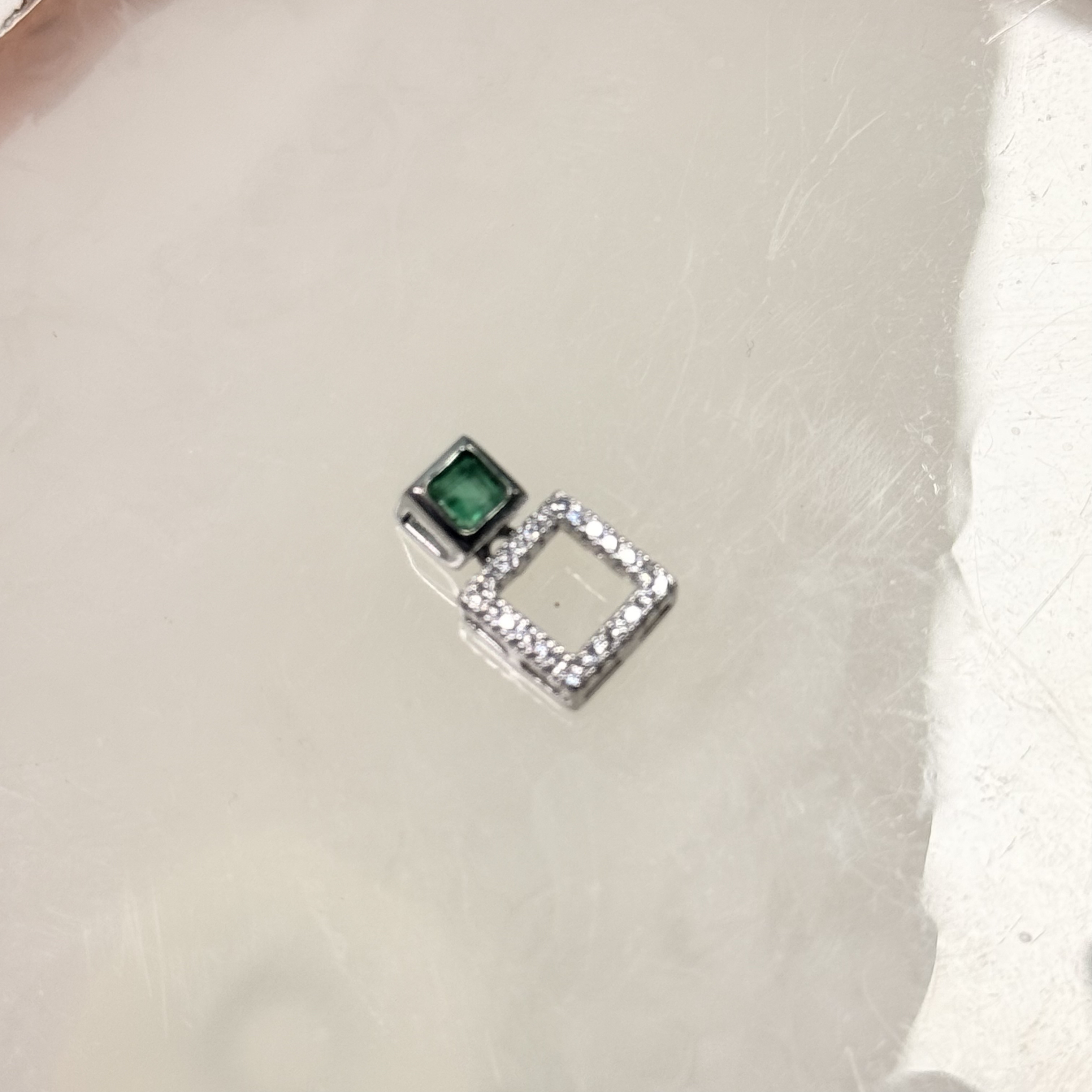 【六六中古】精美s925祖母绿吊坠ty2999