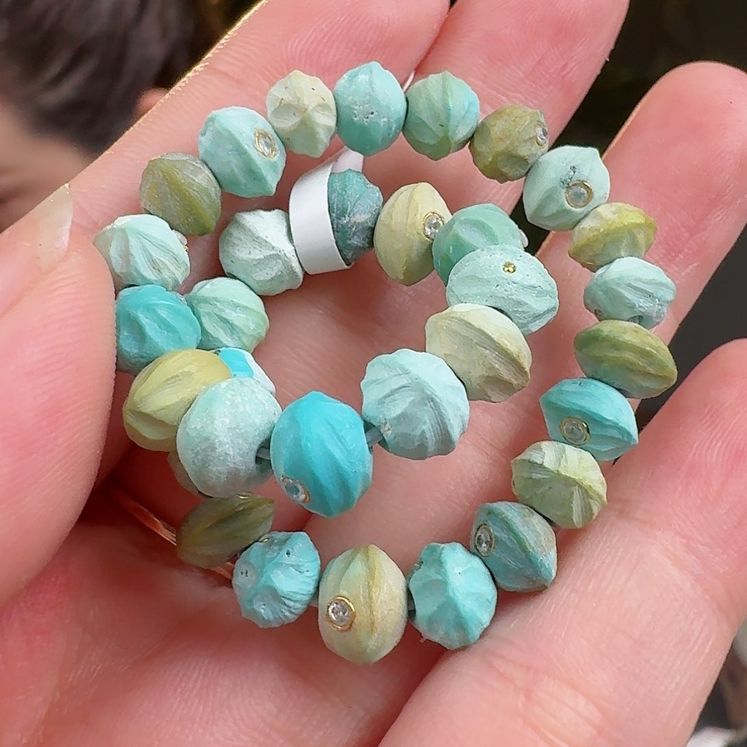 绿松石珠宝奇石未镶嵌