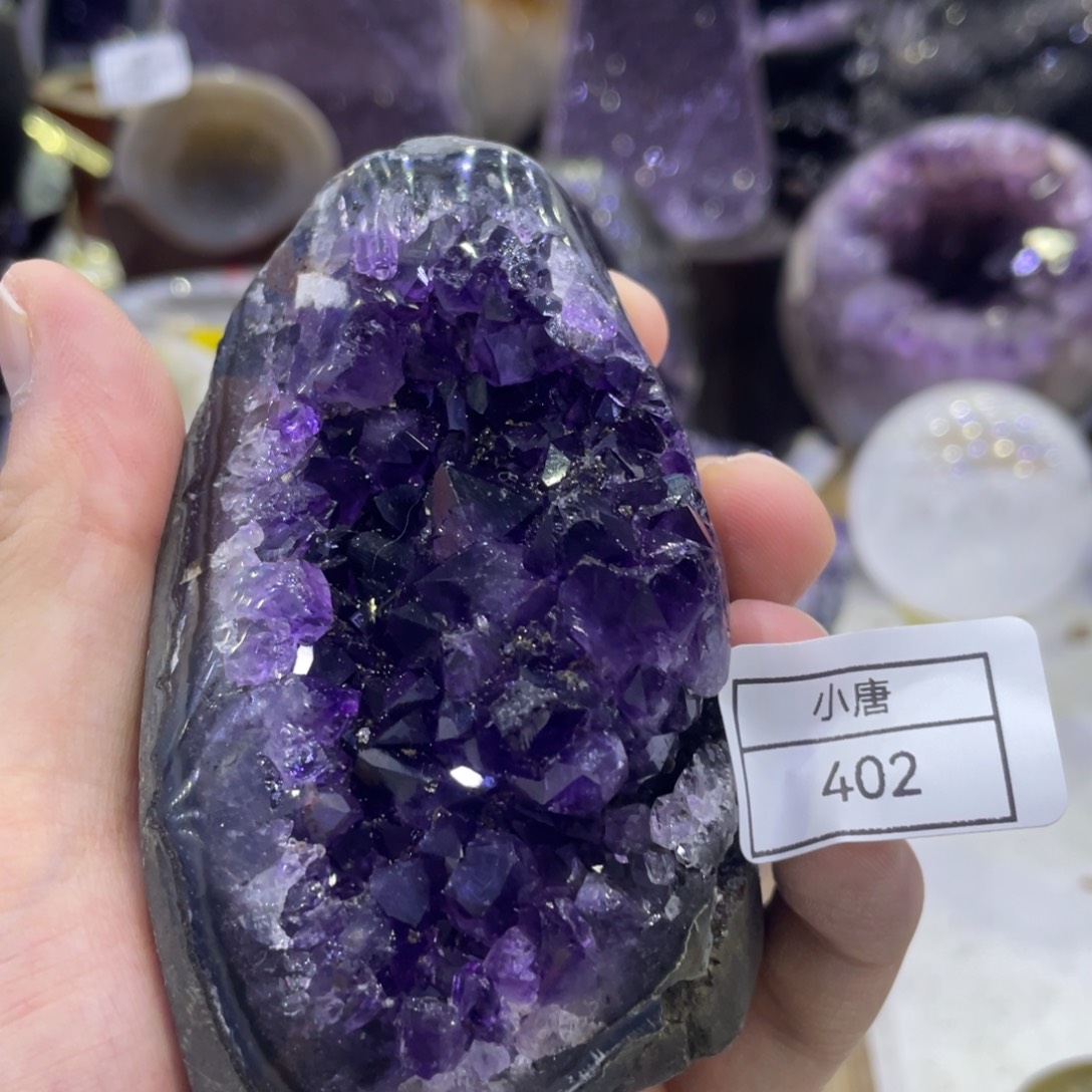 美***伸未镶嵌珠宝半成品紫晶