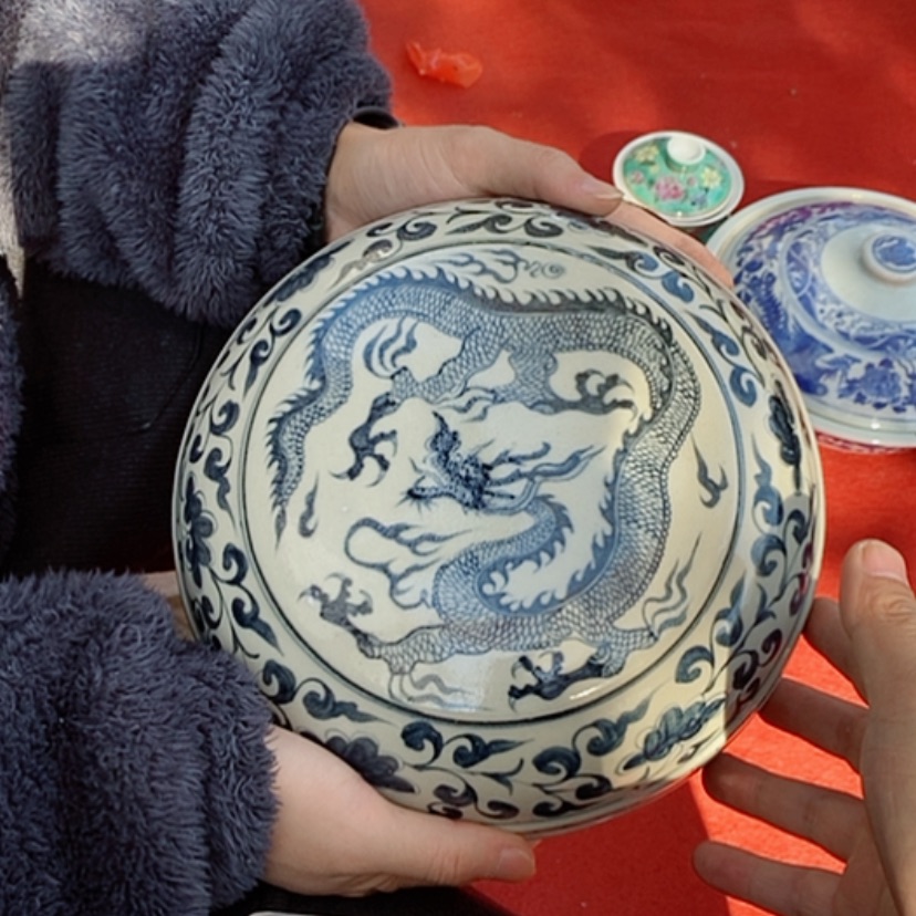 【闪购商品】瓷片快**熊景德镇现代工艺品