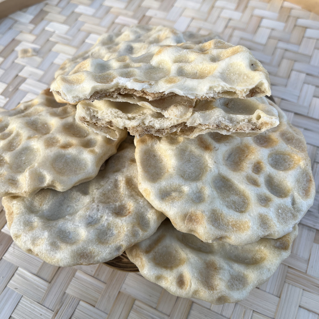 陕西特产石子坨坨馍夹心坨坨馍传统酵面发酵点心小吃