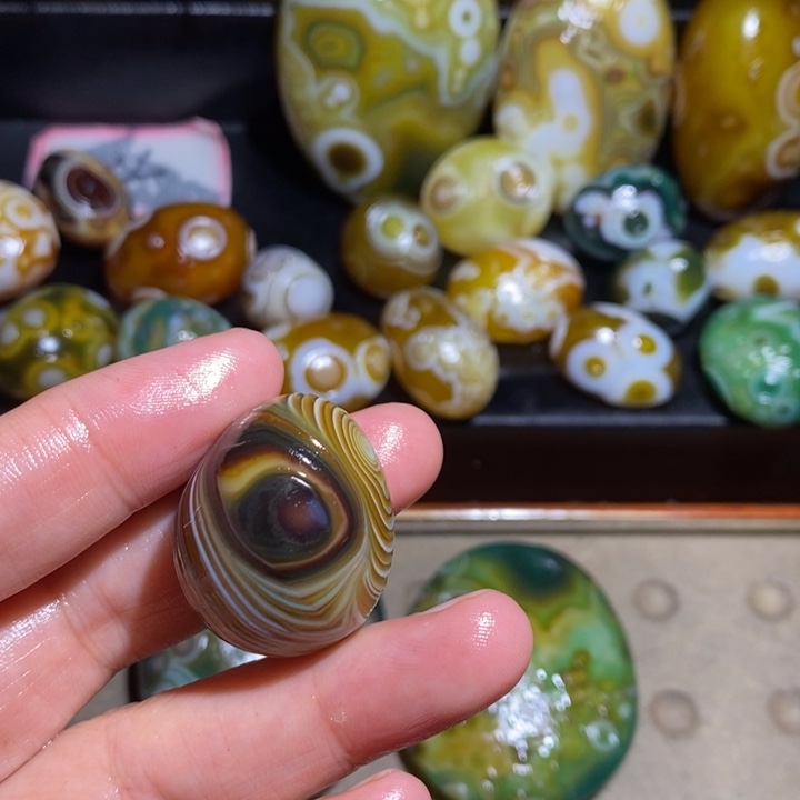 玛瑙/玉髓珠宝半成品未镶嵌用****5