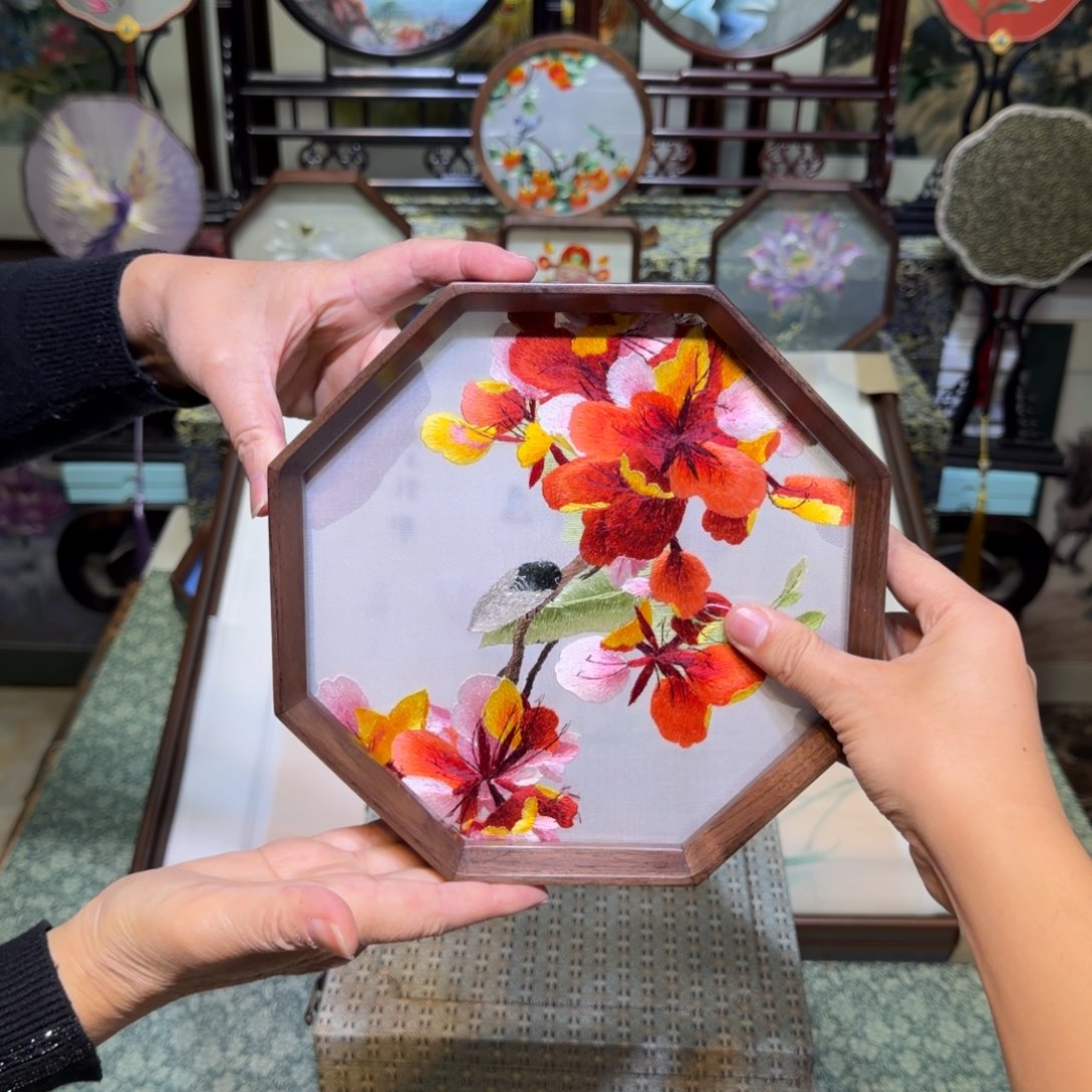 刺绣手工苏绣工艺制作技艺精湛